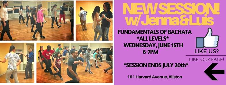NEW* Session of Fundamentals of Bachata (June 15-July 20)