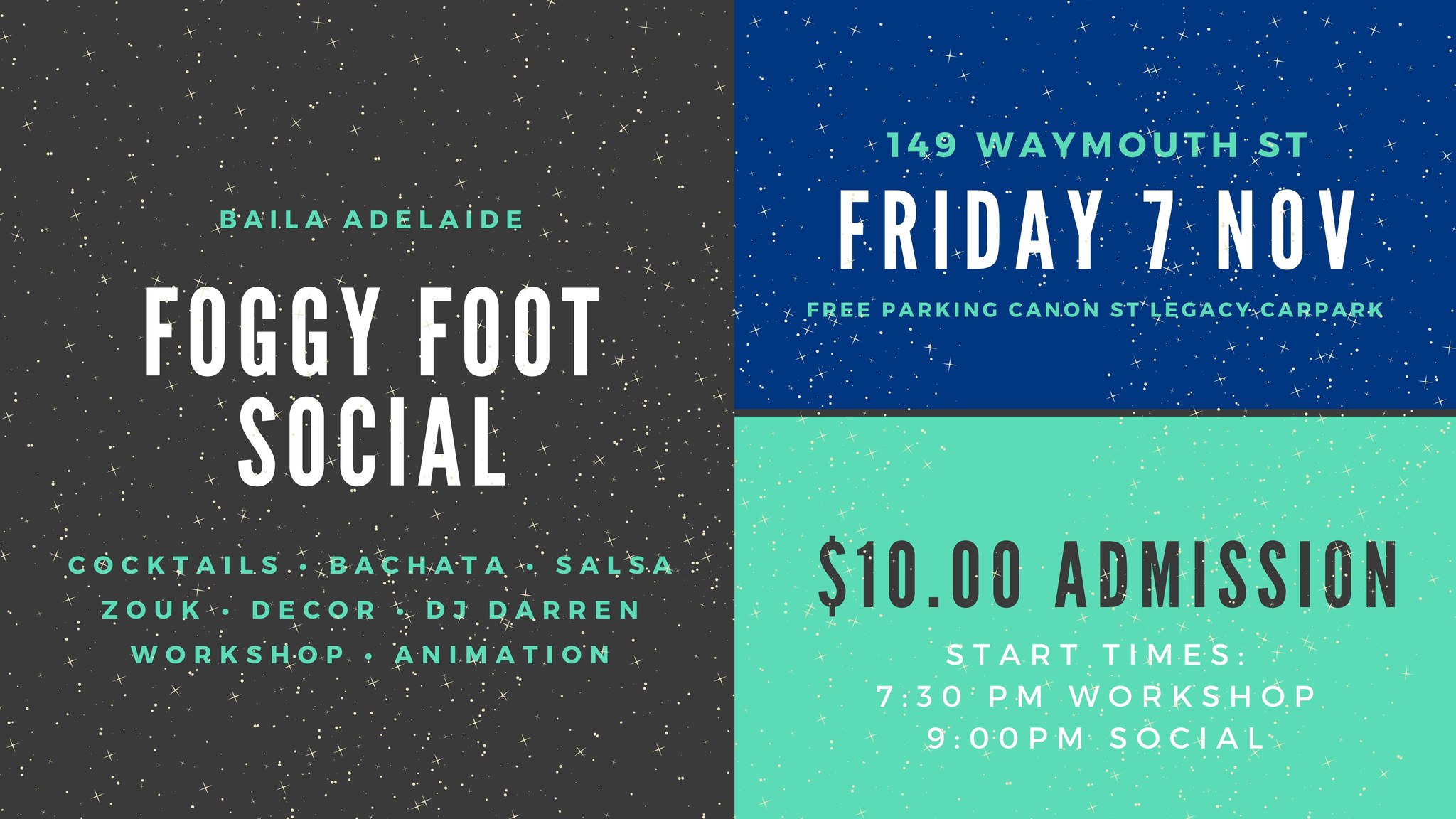 Foggy-Foot Social ft ZOUK BACHATA SALSA