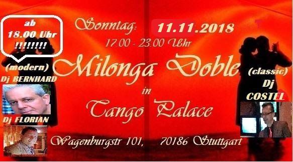 Milonga DOBLE in Tango Palace