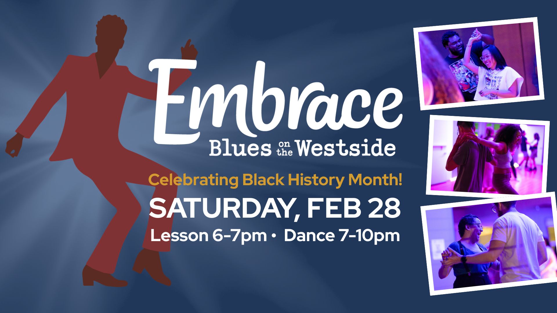 Embrace: Blues Dance • *SATURDAY* Feb 28