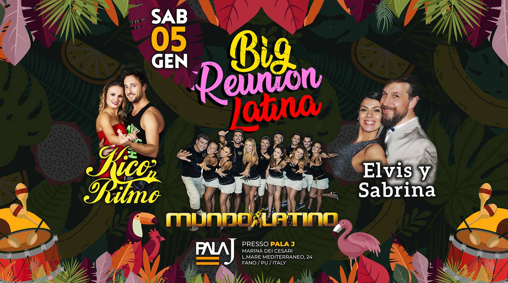 BIG Reunion Latina - 5 Gennaio - Fano, Pala J