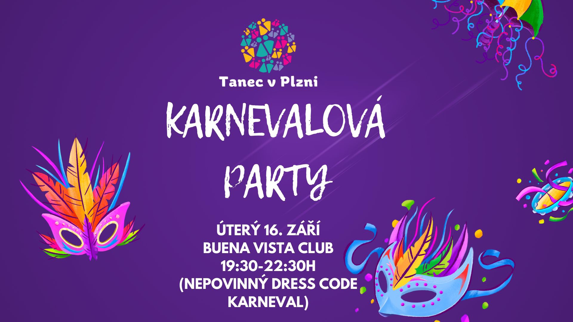 KARNEVALOVÁ SBKZ TANČÍRNA V BUENA VISTĚ CLUBU