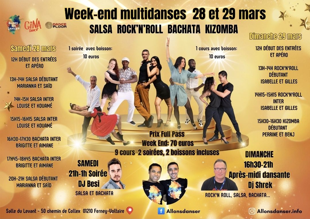 🎊Week-end multidanses 2026