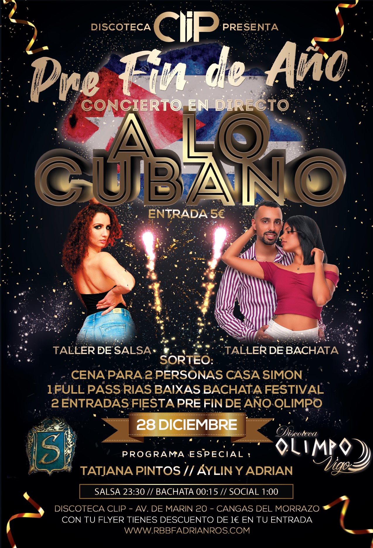 Pre Fin de Año - Concierto A Lo Cubano - Discoteca Clip