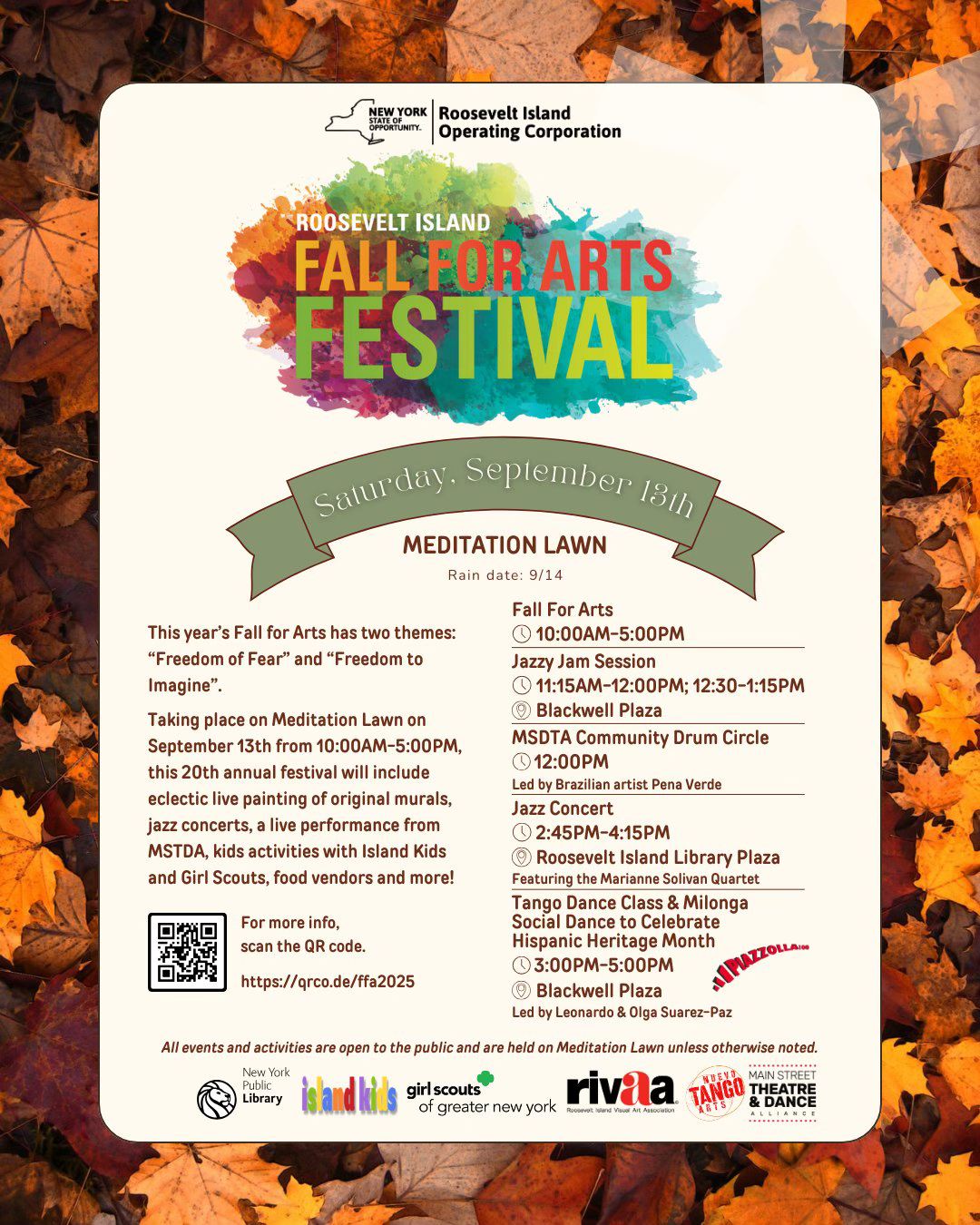 FREE Class and Milonga! Celebrate fall dancing Tango