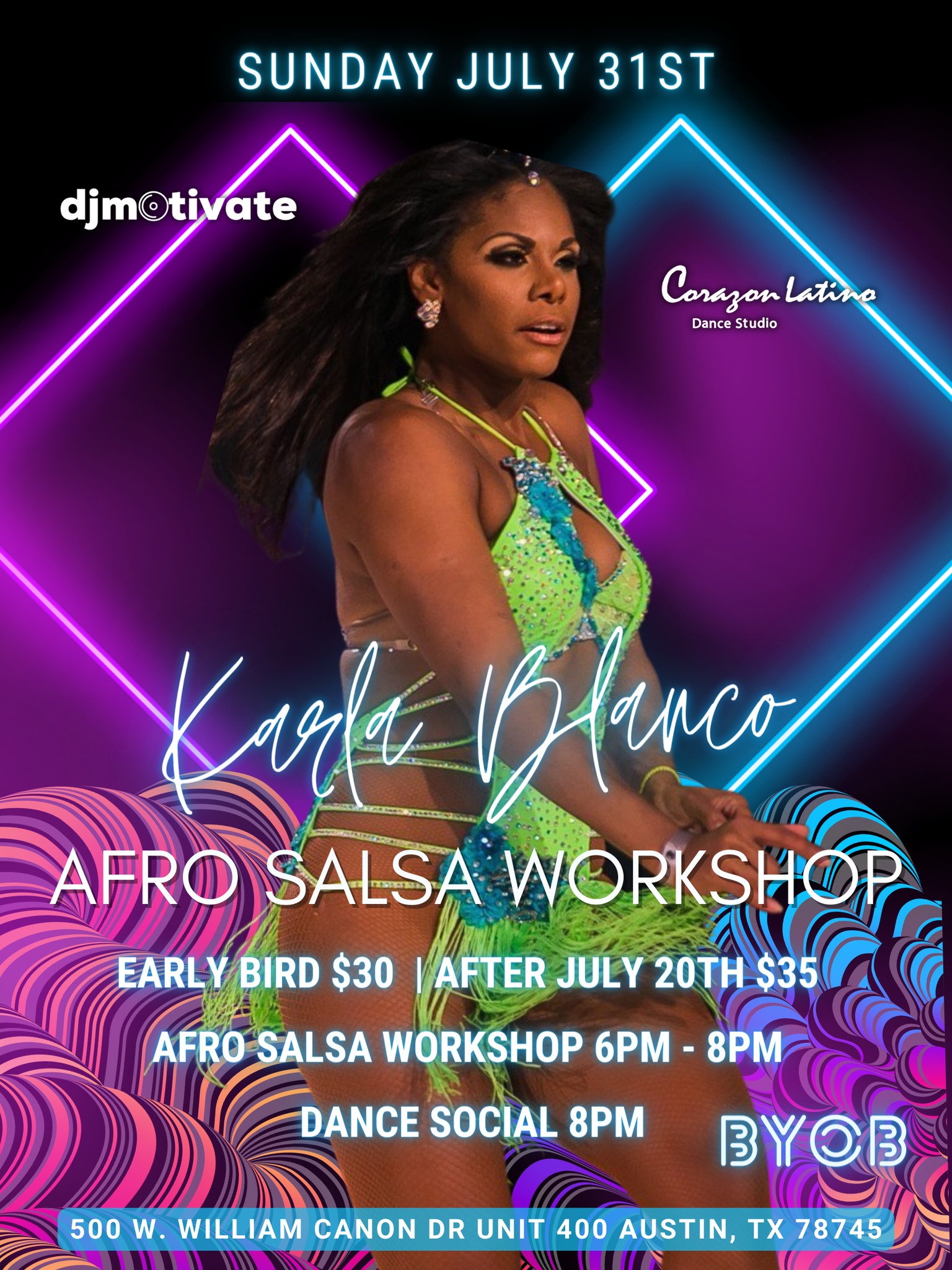 Afro Salsa Workshop w Karla Blanco