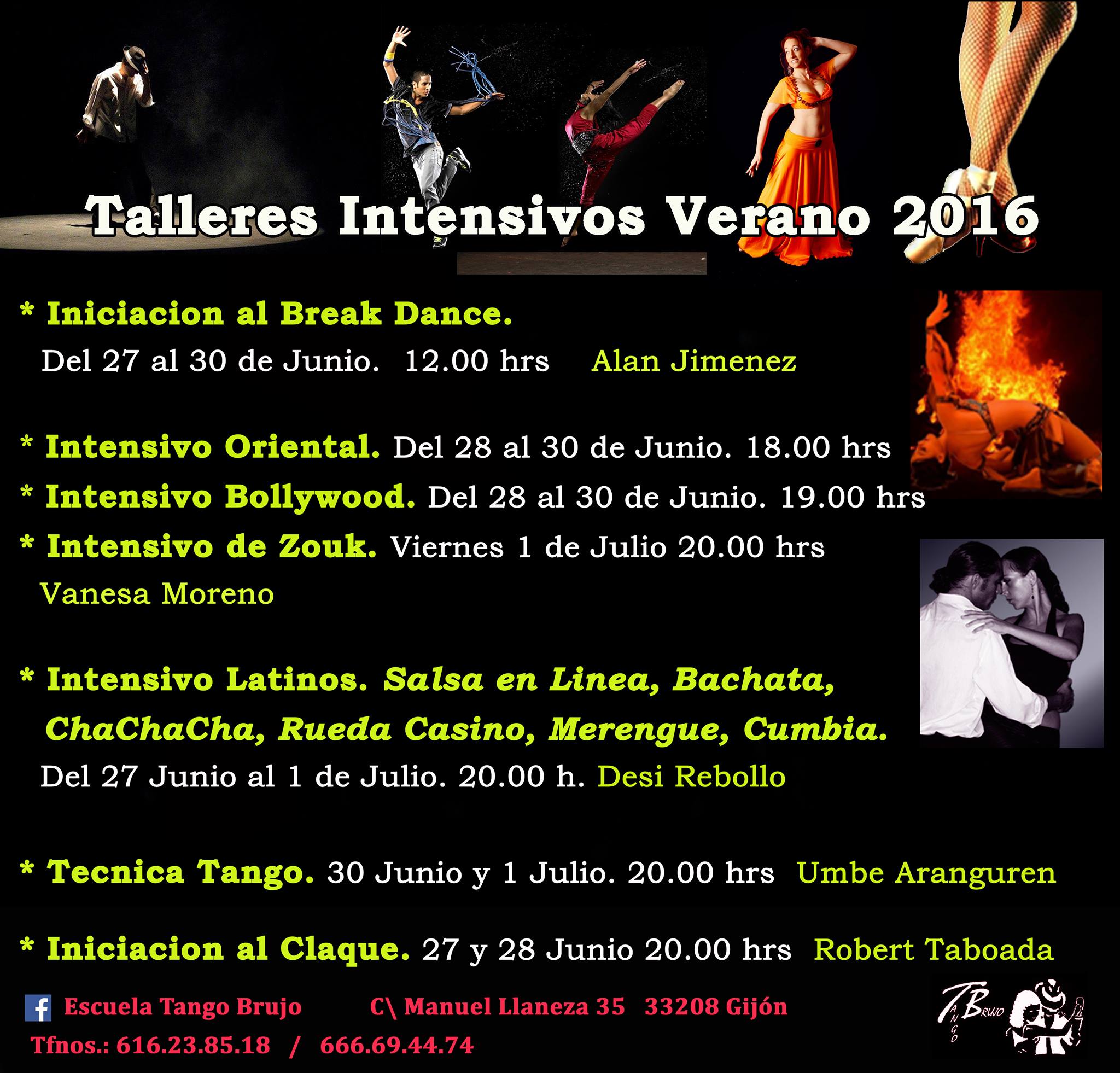 Talleres Intensivos Y Campamento Danza Verano 2016