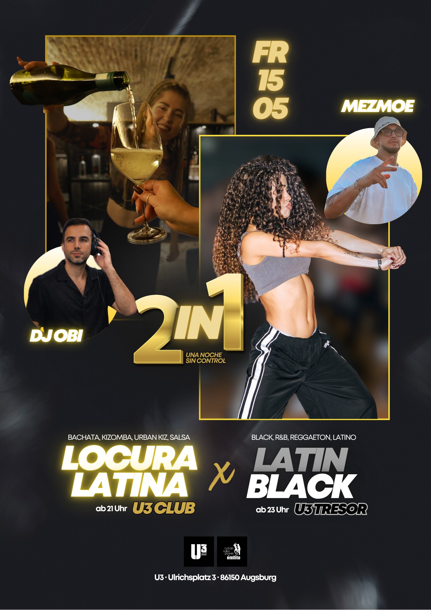 Locura Latina X Latin Black - 2 Floors. 1 Night. No Control.
