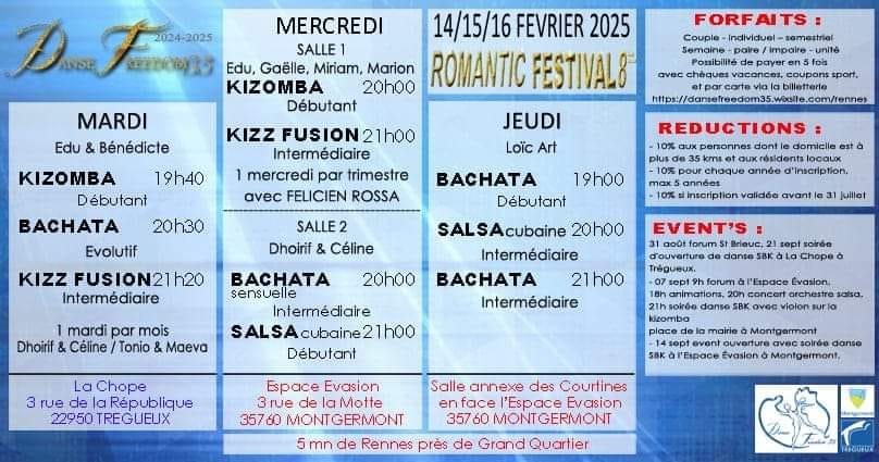 COURS DANSE FREEDOM - SAISON 8