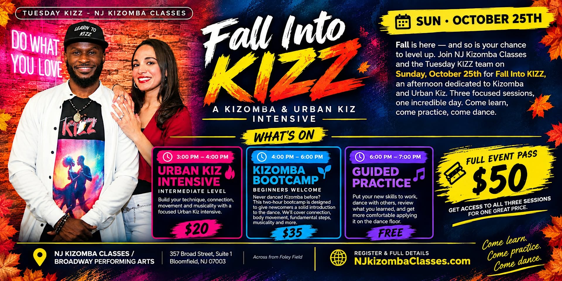 Kizz Me Kizomba Bootcamp - Fall Into KIZZ