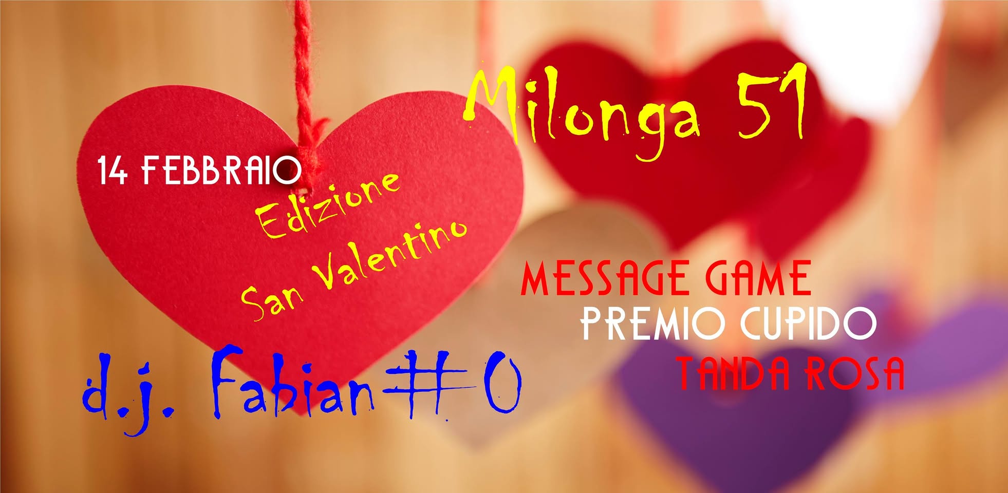 MILONGA 51 - San Valentino Edition! 14 Febbraio 2016