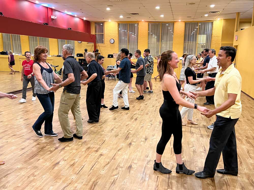 West Coast Swing Group Class and Open Ballroom Dance Party