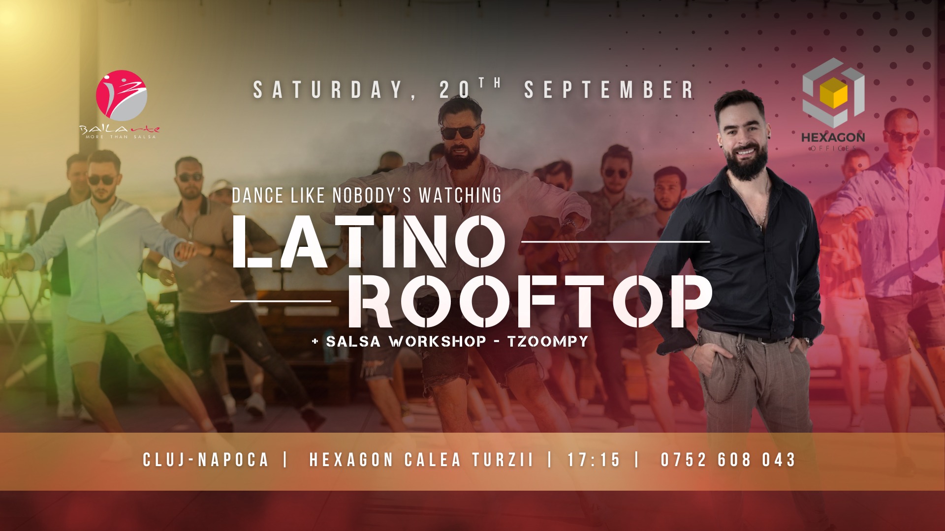 ROOFTOP LATINO PARTY Cluj-Napoca, 20 SEPTEMBRIE