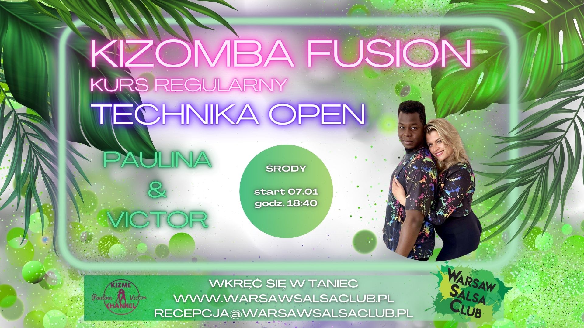 Kizomba Fusion Technika Open z Pauliną i Victorem