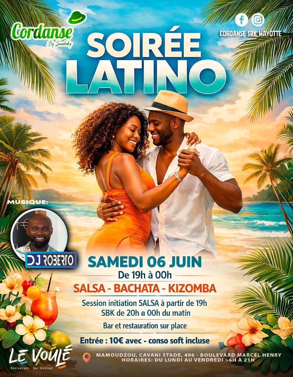 SOIREE LATINO DU 1ER SAMEDI DU MOIS