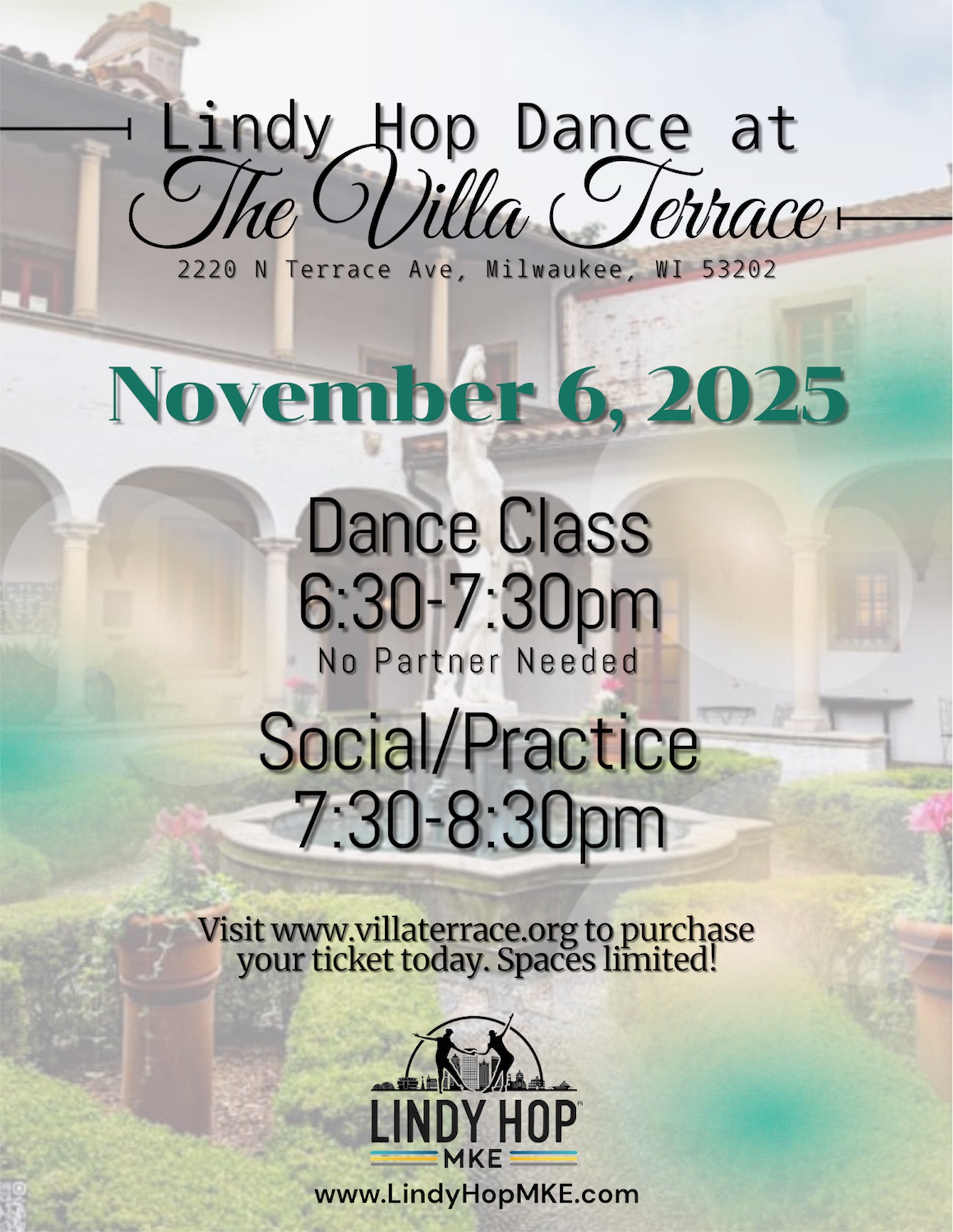 Swing Dancing at the Villa Terrace