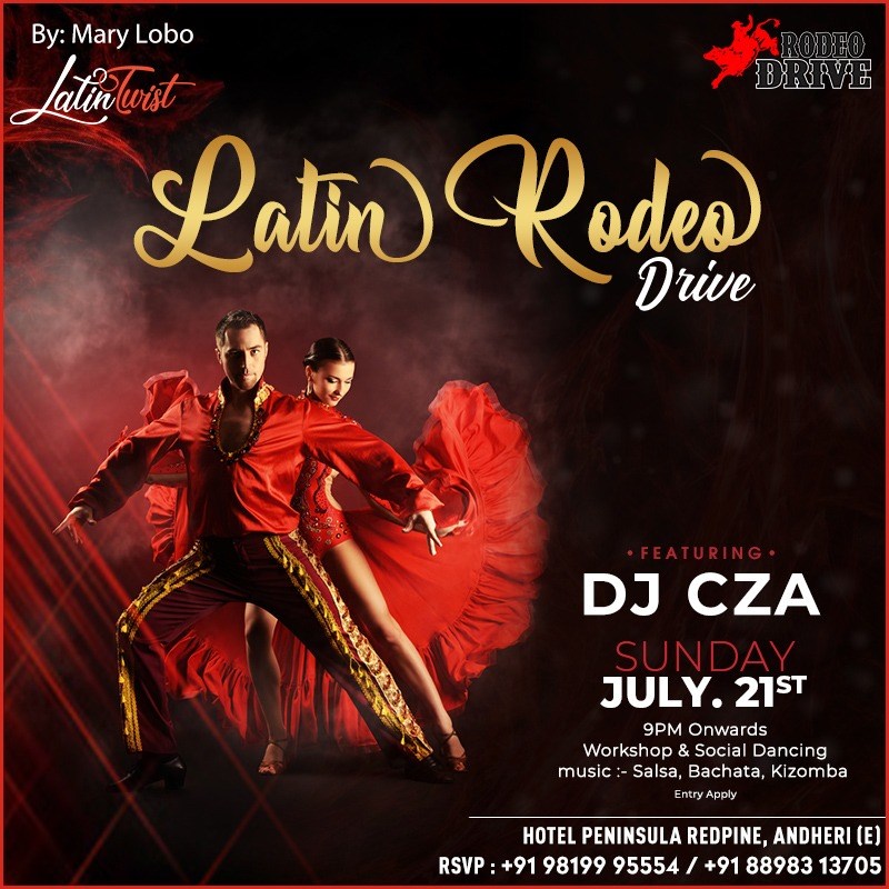 Latin Rodeo Drive' Sunday Delight - Sun 21 July