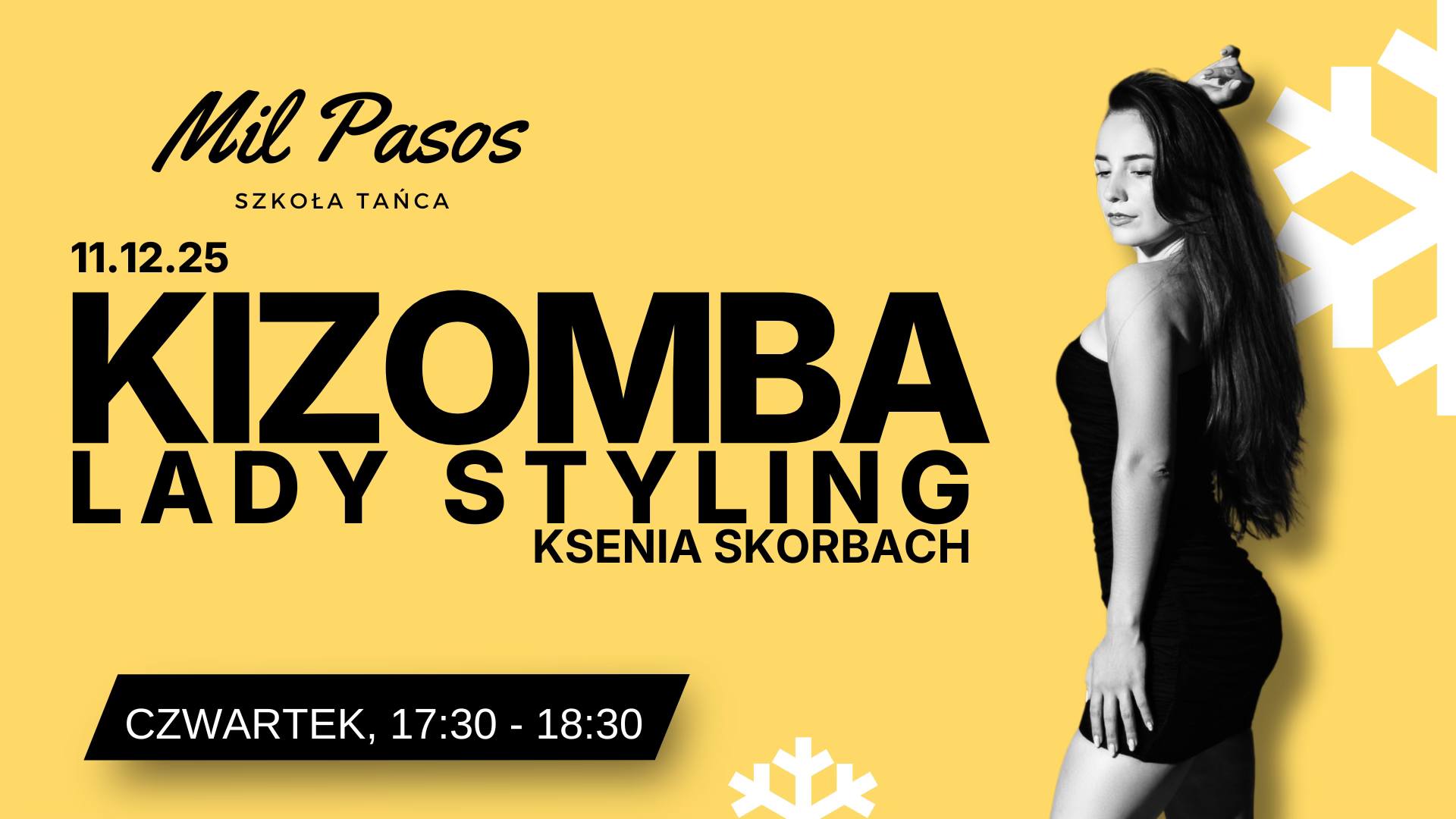 Świąteczny Lady Kizz z Ksenią - zajęcia specjalne 11.12.25, godz. 17:30 - 18:30!