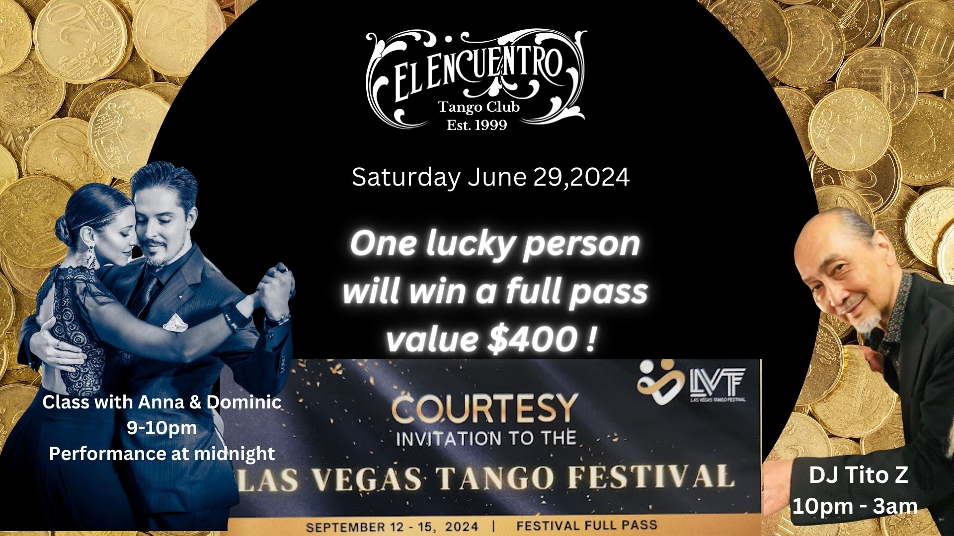 LUCKY WINNER & LUCKY DANCERS at EL ENCUENTRO!