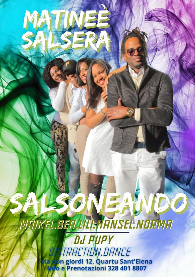 Salsoneando (Pranzo a buffet e Matinée Cubana con Hansel, Norma, Liliana, Bea, Maikel e Pupy Dj)