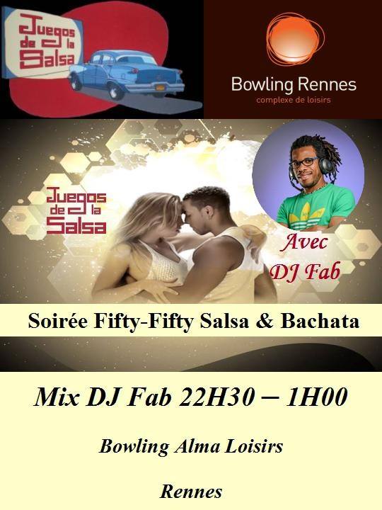 Juegos : Soirée Fifty-Fifty Salsa & Bachata avec DJ Fab