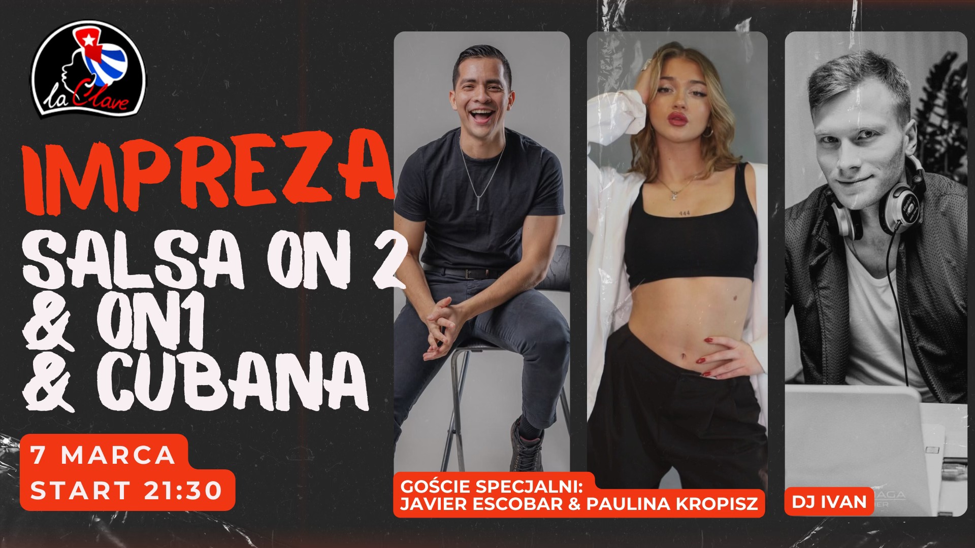 IMPREZA SALSA ON2 & ON1 & CUBANA ⭐ GOŚCIE SPECJALNI ⭐ 7 MARCA 21:30