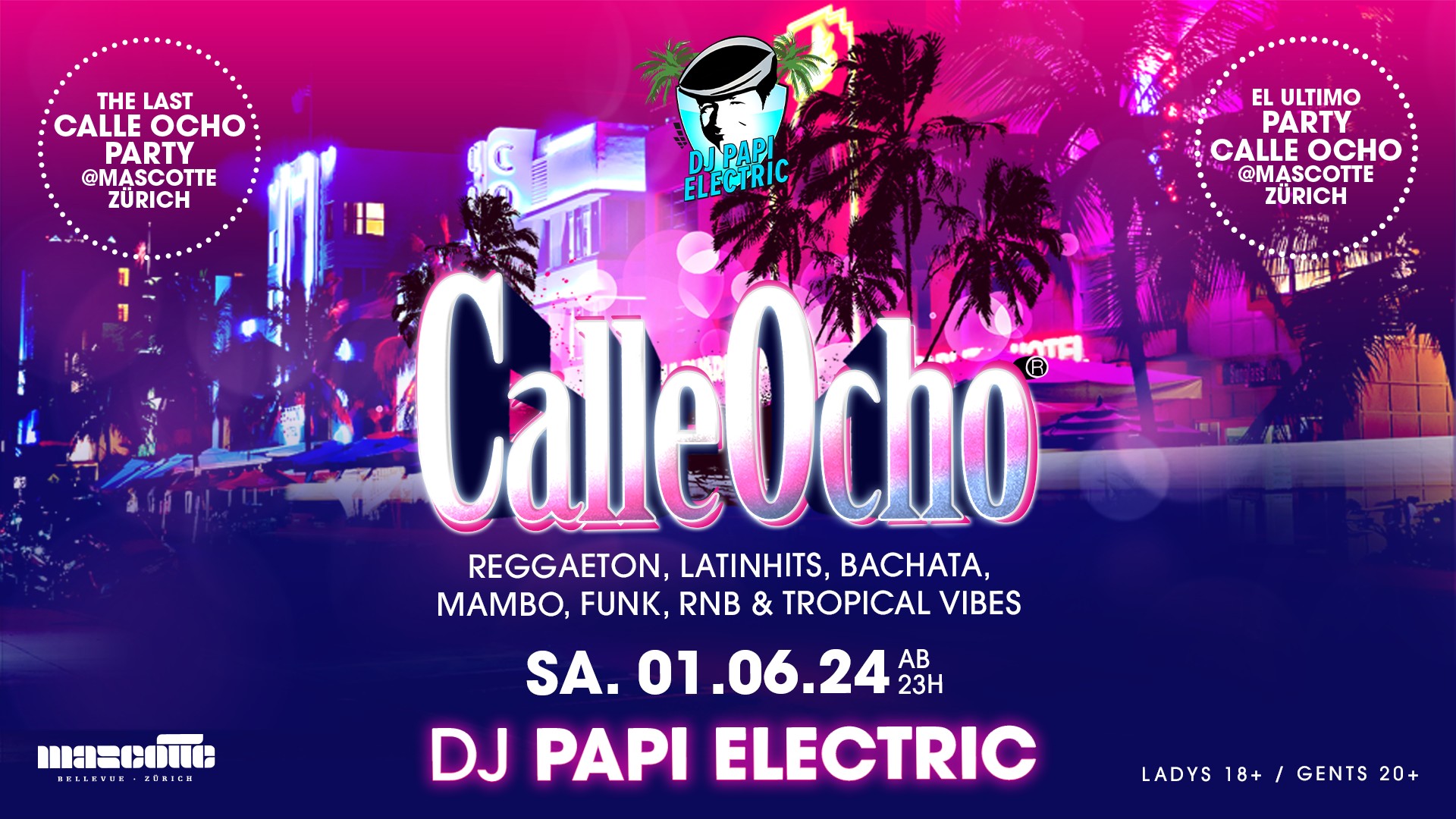 Champions League Final Public Viewing & Calle Ocho - Latin & Tropical Party - DJ Papi Electric