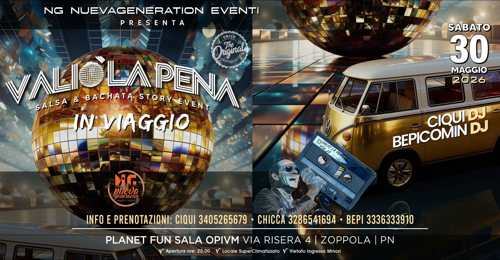 Valio la Pena In Viaggio 1'tappa