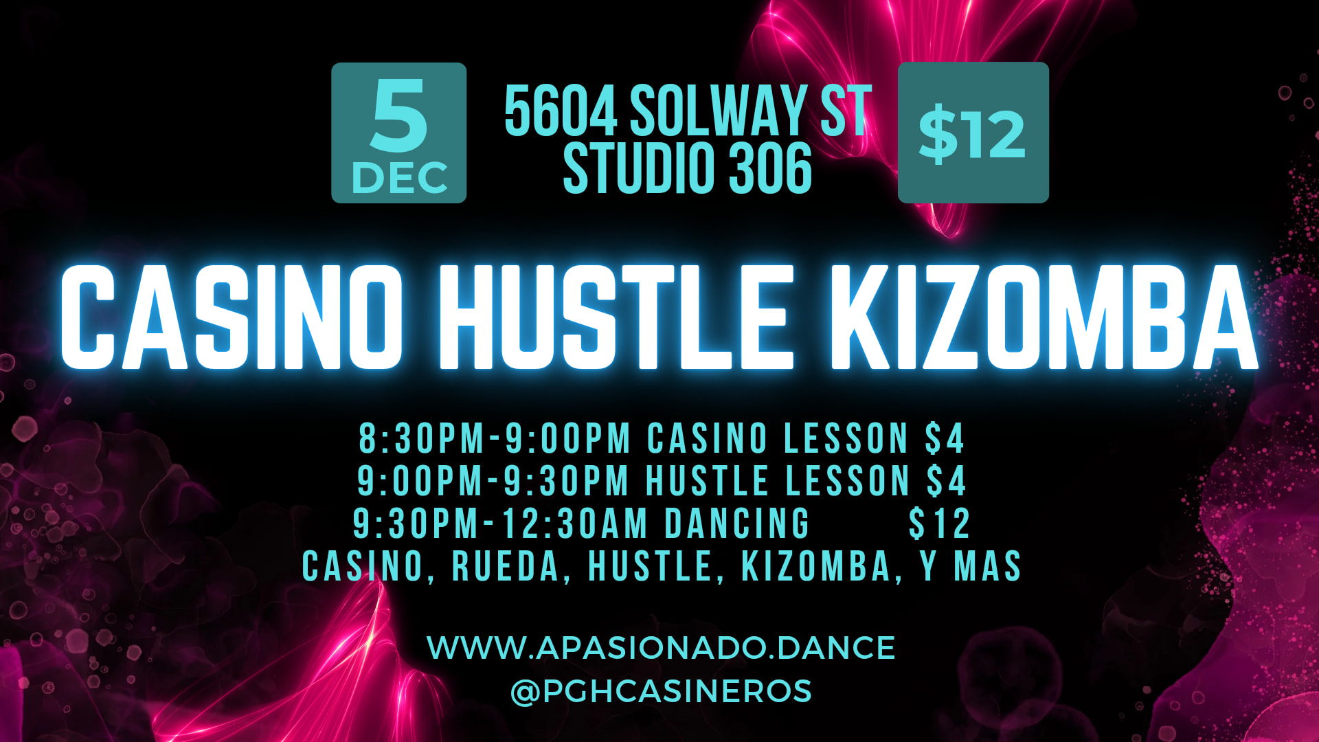 Casino, Hustle, Kizomba