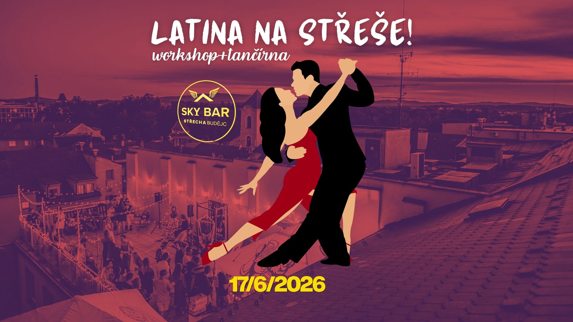 Latina na Střeše! Workshop+Tančírna