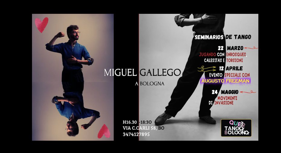 Seminario di tango con Miguel Gallego 3° incontro
