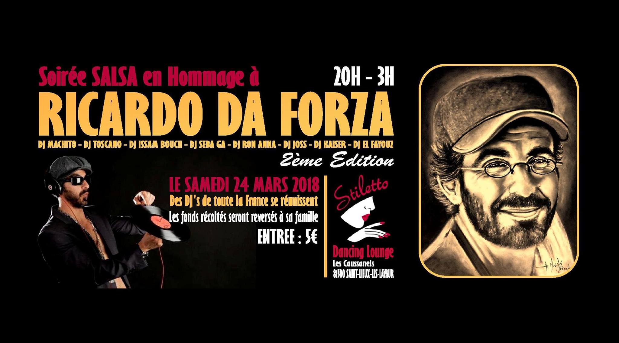 Soirée Salsa en Hommage à Ricardo Da Forza (2ème Edition)