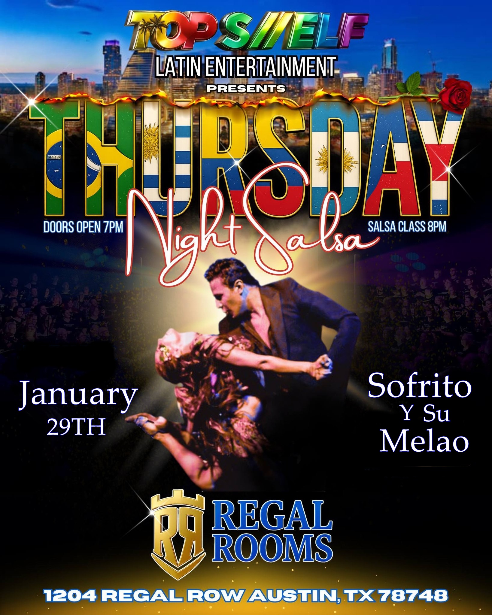 Salsa Thursday LIVE at Regal Rooms January 29th