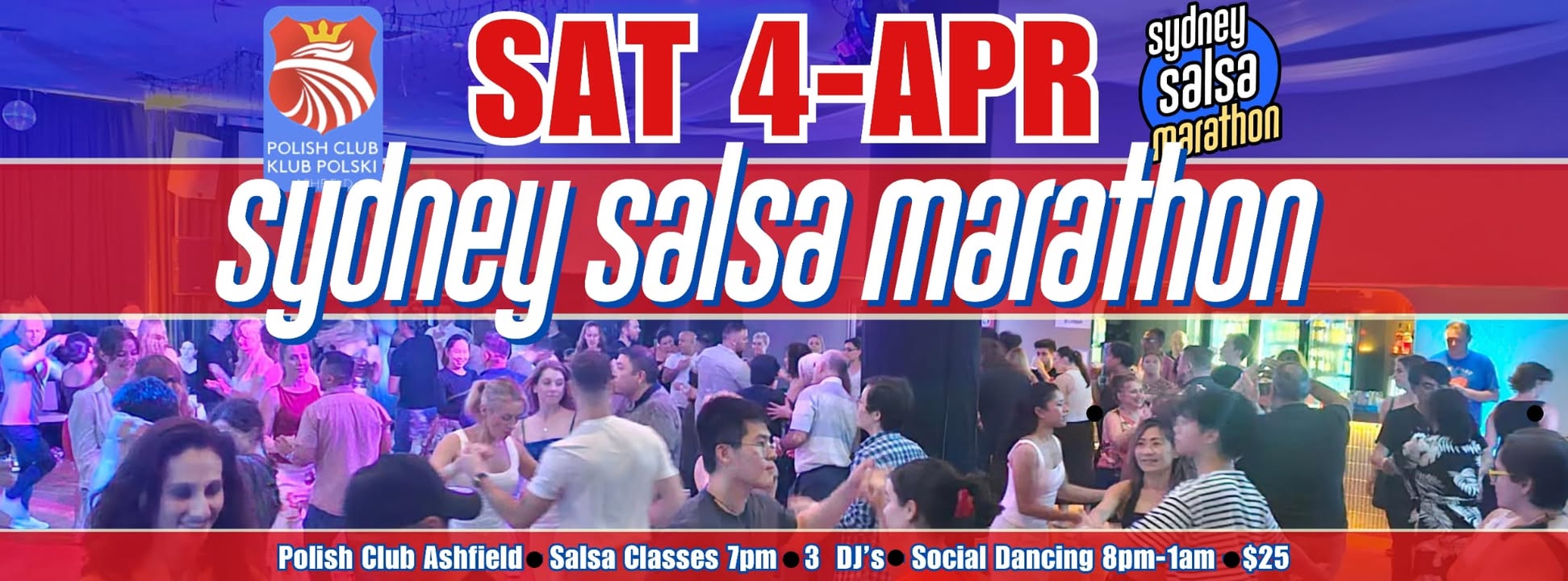 Sydney SALSA Marathon APRIL 4th Polish Club Ashfield