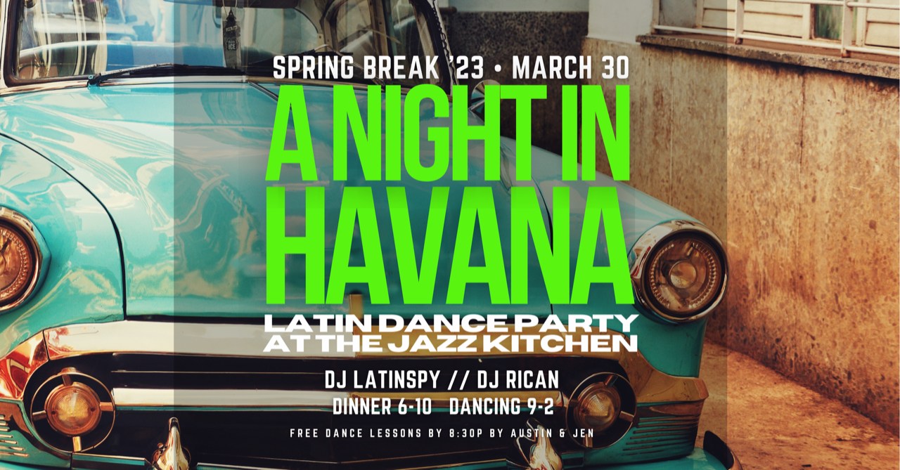 A Night in Havava Latin Dance Party @ The Jazz Kitchen