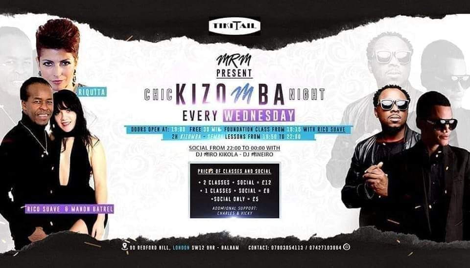 CHIC KIZOMBA NIGHTS EVERY WEDNESDAY