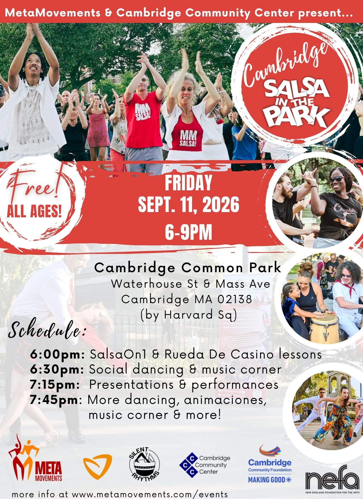 Cambridge Salsa In The Park!