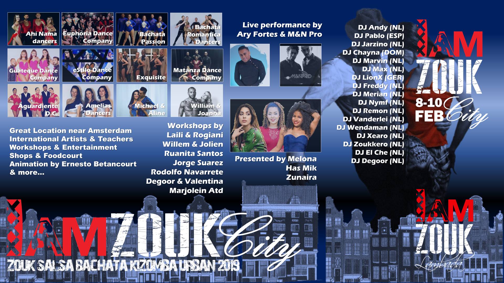 IAMZC Sunday Party (3 rooms) Latin Night Zaandam