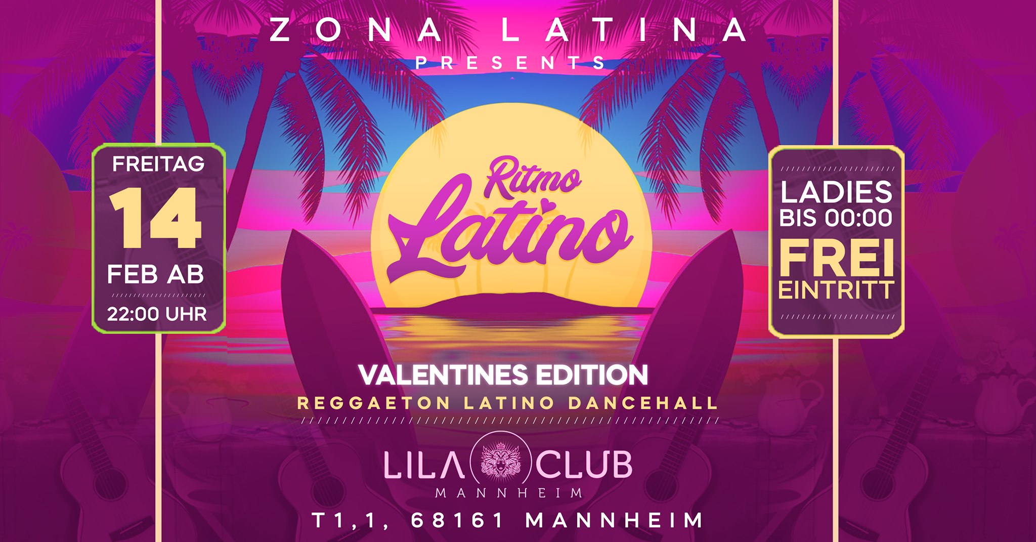 Ritmo Latino ✦ Freitag 14 Feb ✦ LiLa Club Mannheim