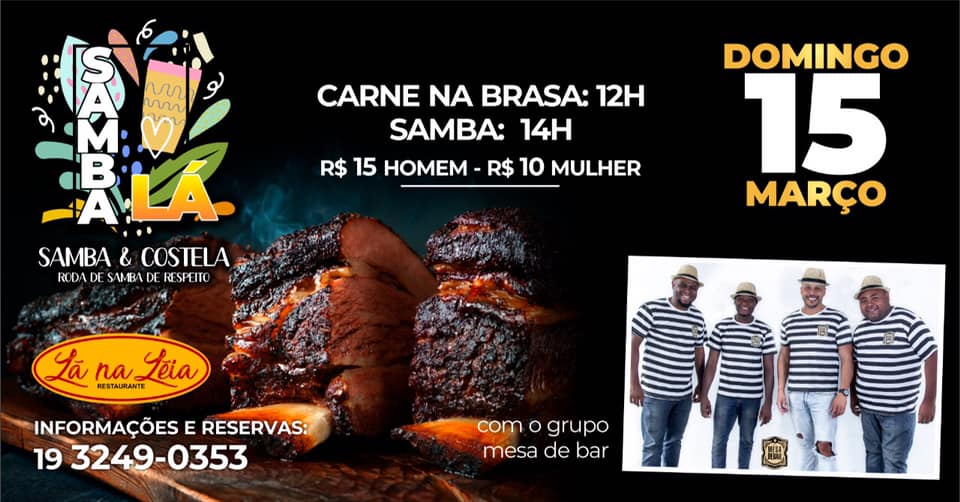 SAMBA LÁ - Roda de Samba & Costela