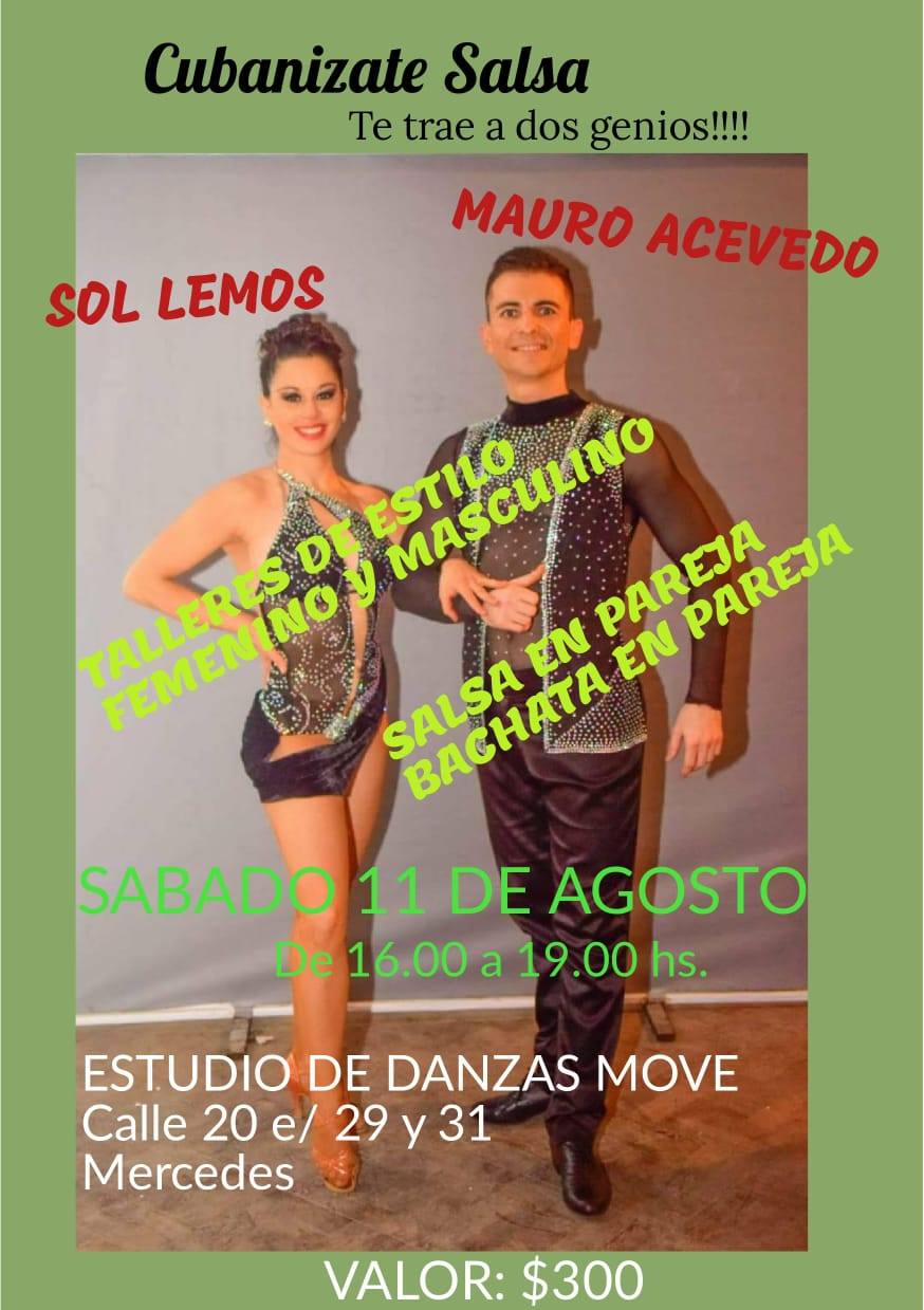 Talleres de Sol Lemos y Mauro Acevedo en Mercedes