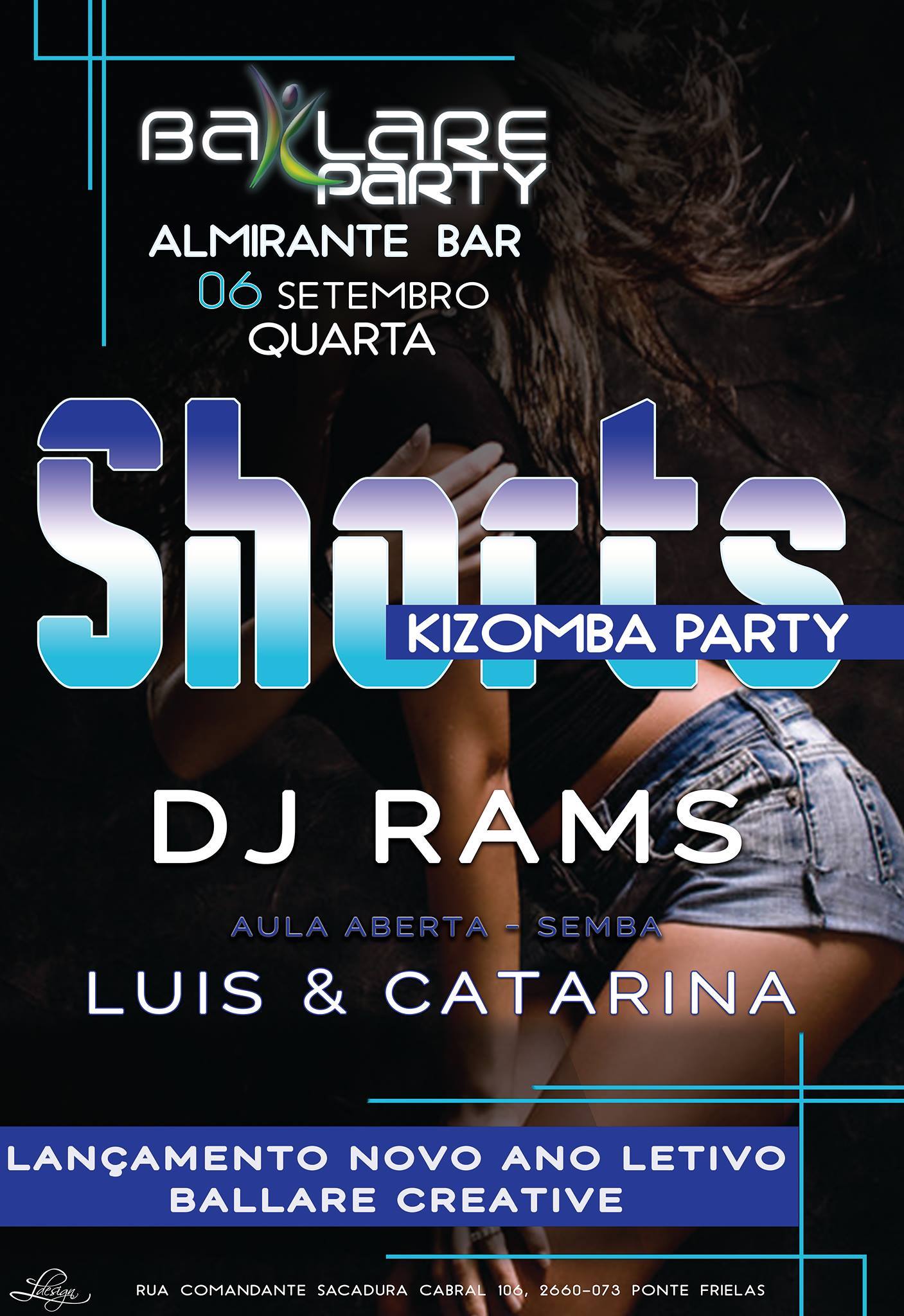 Shorts Kizomba Party - Ballare Party - Almirante Bar
