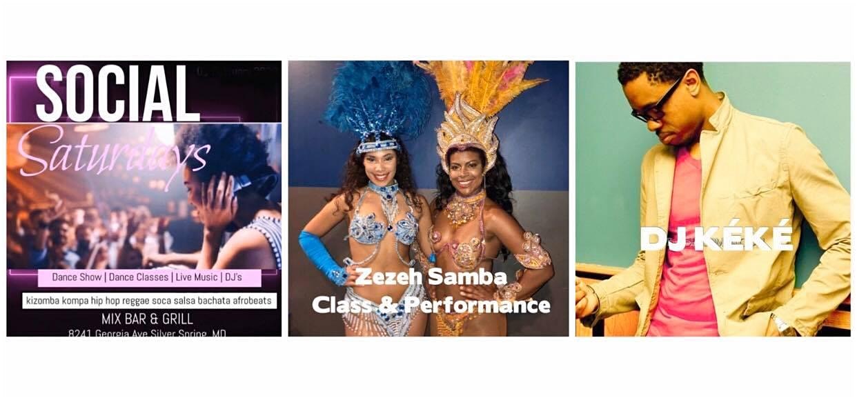 INTL'Social Saturdays::Free Brazilian Samba Lessons & Performance & DJ KEKE