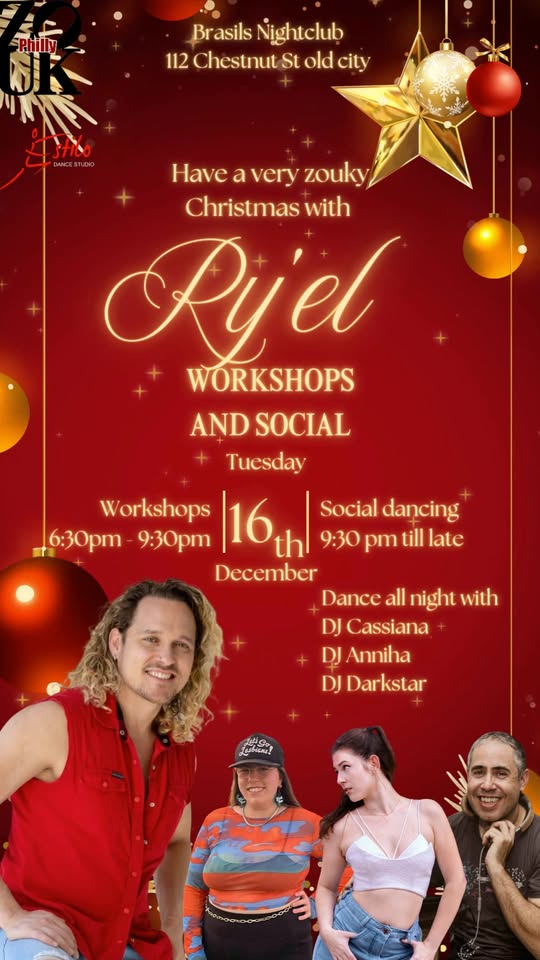 Christmas workshops and party with Ry'el