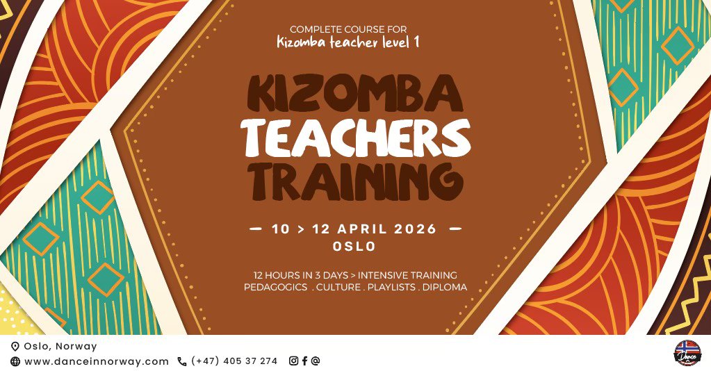 Kizomba Teachers Training - Oslo 2026