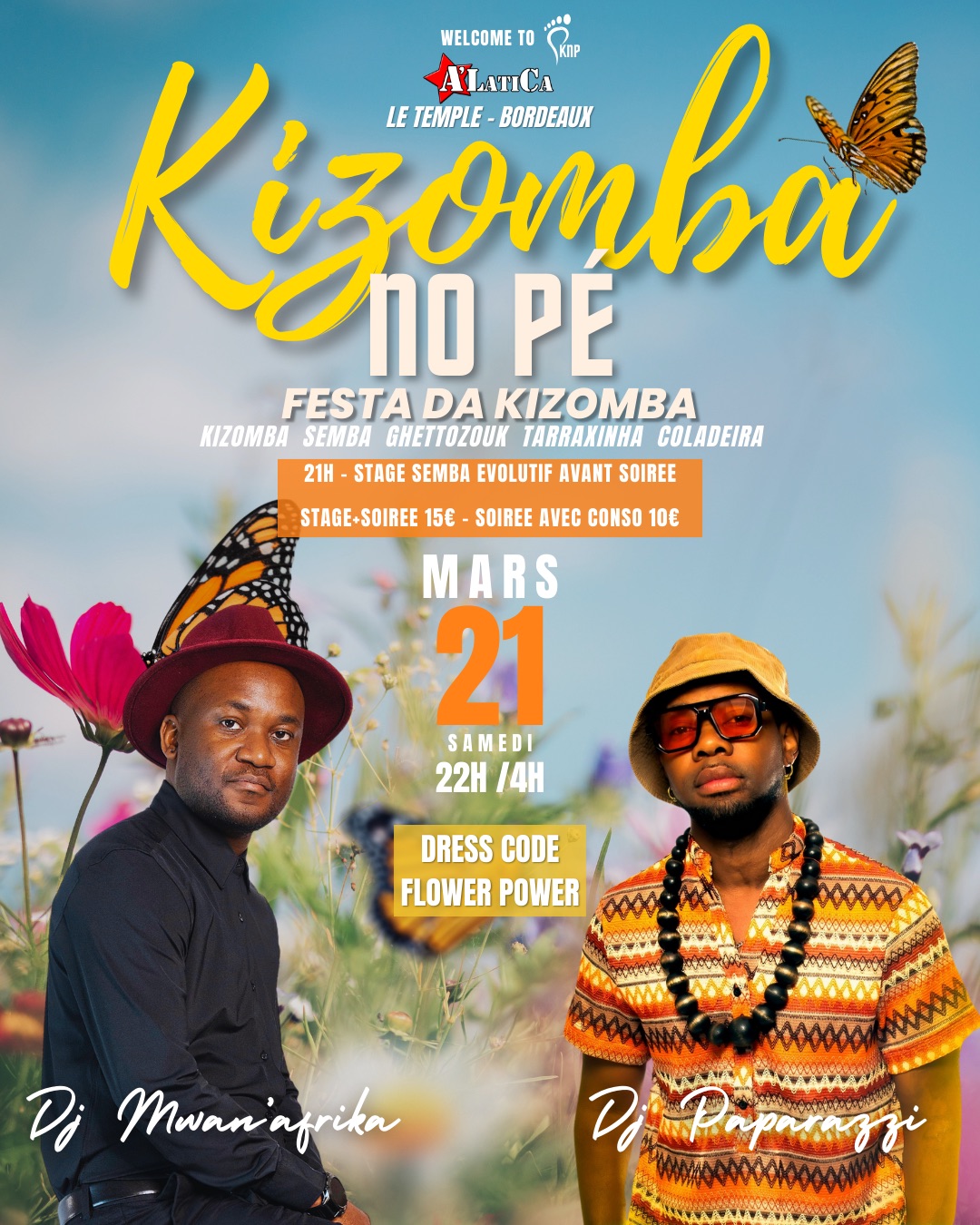 👣 KIZOMBA NO PÉ - Festa Da Kizomba - Mars 👣