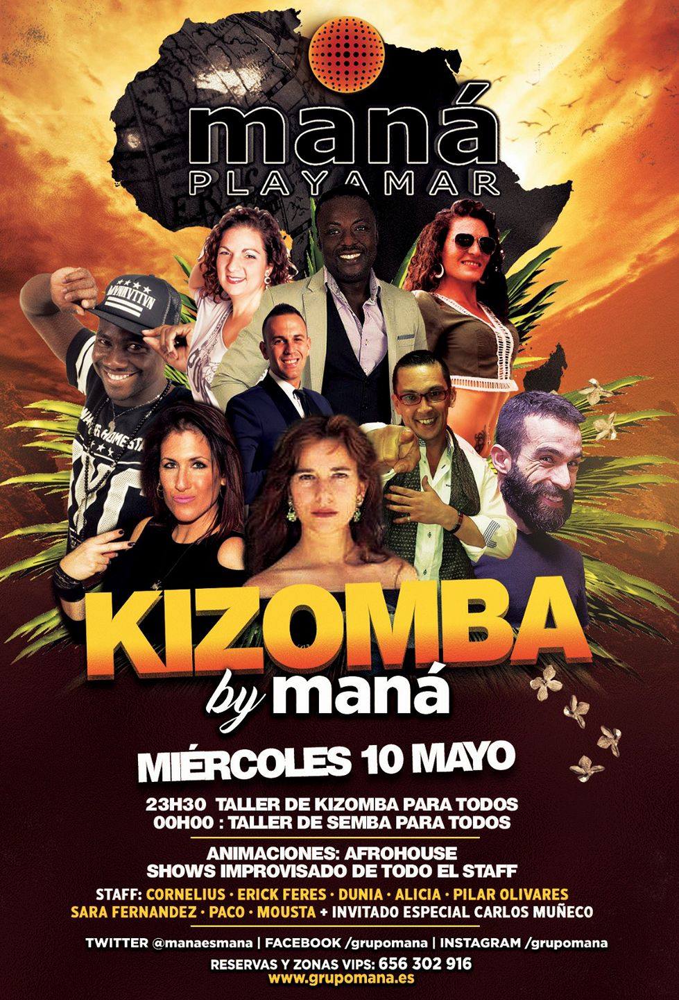 Miercoles De Kizomba by Maná Playamar!