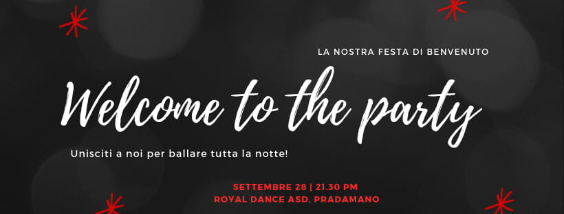 **WELCOME TO THE PARTY**