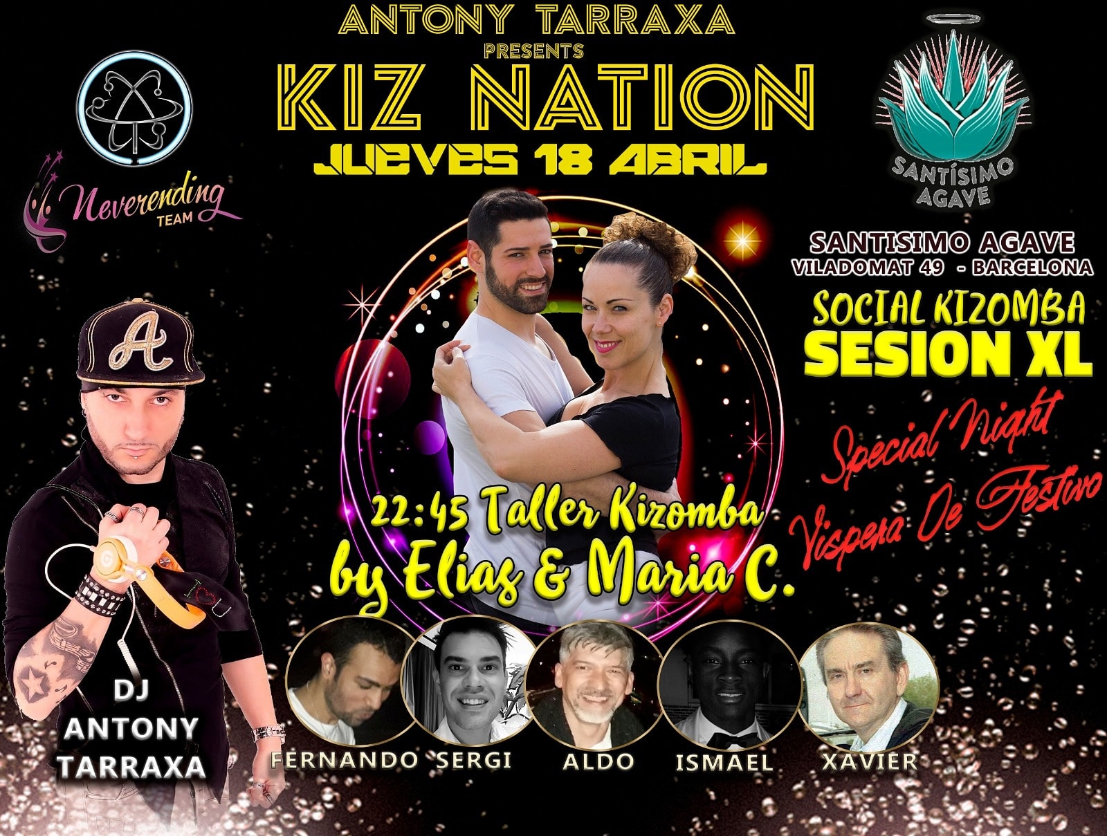 Kizomba Barcelona Jueves - Thursday - Kiz Nation