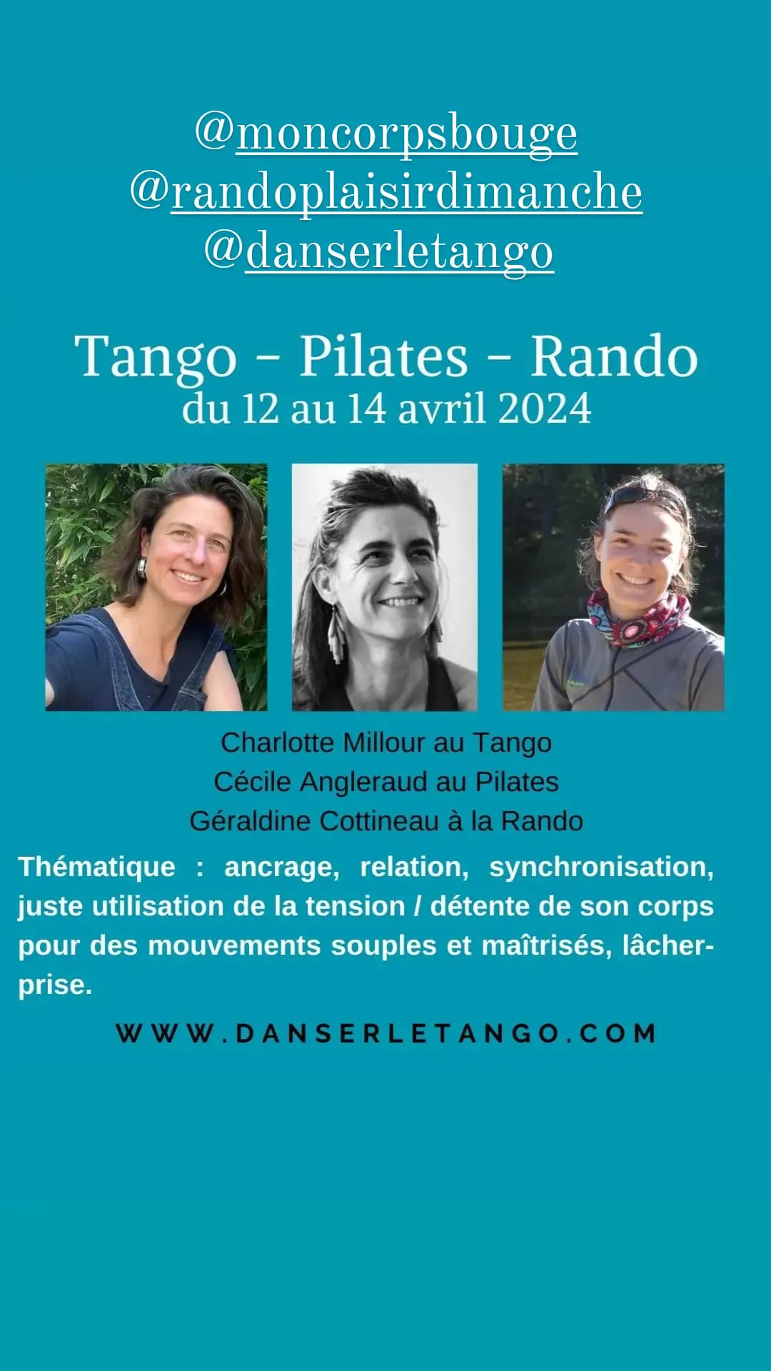 Tango - Pilates - Rando en Normandie